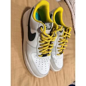 Nike Air Force XXV AF-182 White‎ Blue/Gold/Red Mens US 13 Leather Athletic Shoes nike air force 1 af-1  main image 4